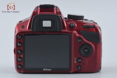 【中古】Nikon ニコン D3200 18-55 VR レンズキット レッド