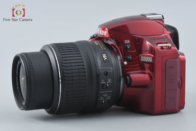 【中古】Nikon ニコン D3200 18-55 VR レンズキット レッド