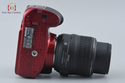 【中古】Nikon ニコン D3200 18-55 VR レンズキット レッド