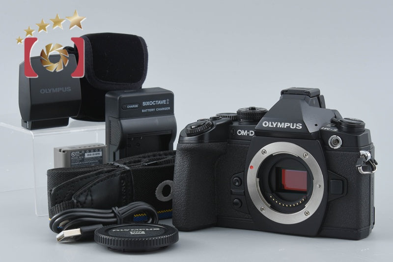 【中古】OLYMPUS オリンパス OM-D E-M1 ブラック ミラーレス一眼カメラ シャッター回数僅少