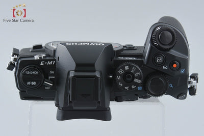 【中古】OLYMPUS オリンパス OM-D E-M1 ブラック ミラーレス一眼カメラ シャッター回数僅少