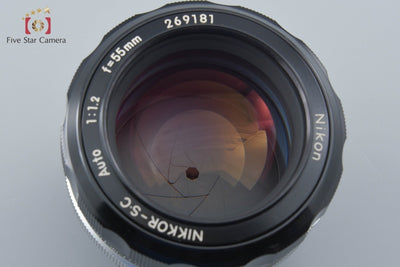 【中古】Nikon ニコン NIKKOR-S.C Auto 55mm f/1.2