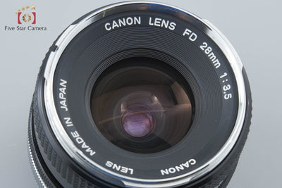 【中古】Canon キヤノン FD 28mm f/3.5