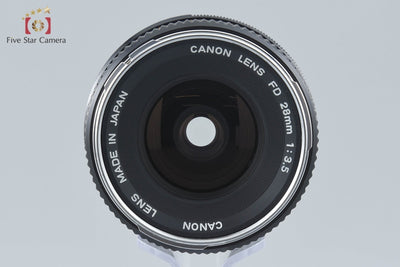 【中古】Canon キヤノン FD 28mm f/3.5