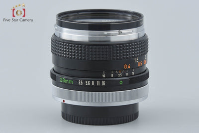 【中古】Canon キヤノン FD 28mm f/3.5