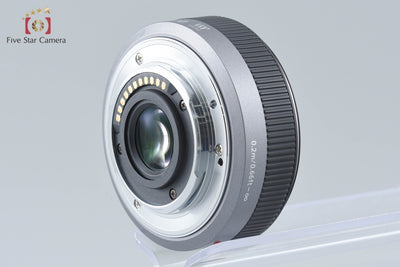 【中古】Panasonic パナソニック LUMIX G 20mm f/1.7 ASPH. H-H020