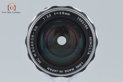 【中古】MINOLTA ミノルタ MC W.ROKKOR-SG 28mm f/3.5