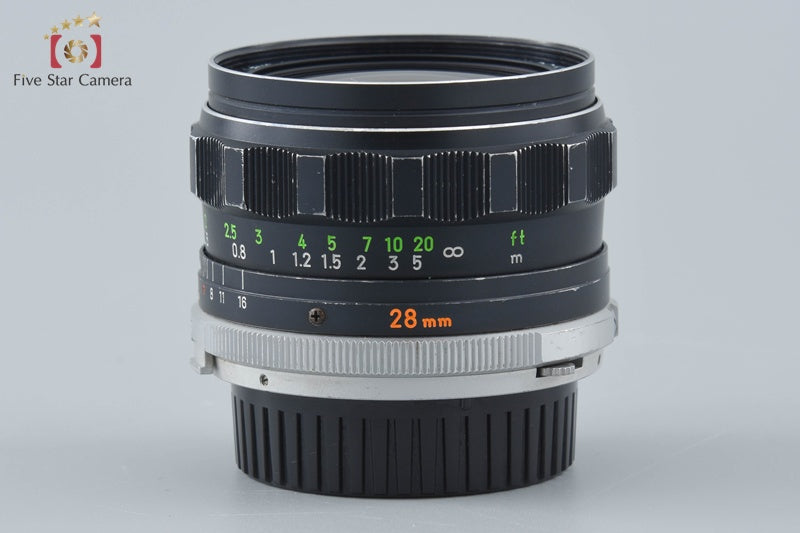 ミノルタMINOLTA MC W.ROKKOR1:35 f=28mm レンズ 中古】MINOLTA ミノルタ MC W.ROKKOR-SG 28mm f/3.5 – Five Star