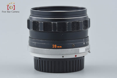 【中古】MINOLTA ミノルタ MC W.ROKKOR-SG 28mm f/3.5