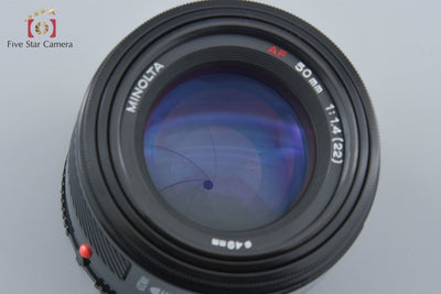 【中古】MINOLTA ミノルタ AF 50mm f/1.4 旧タイプ