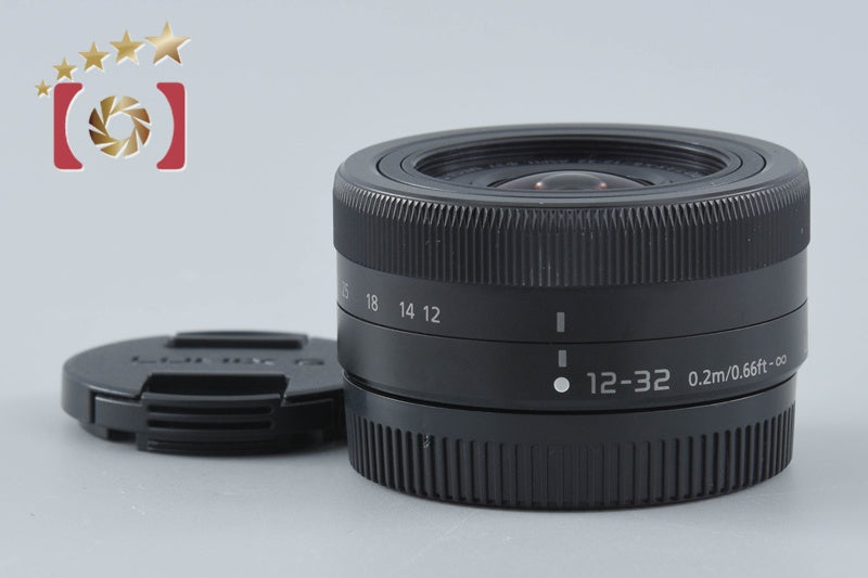 【中古】Panasonic パナソニック LUMIX G VARIO 12-32mm f/3.5-5.6 ASPH. MEGA O.I.S. H-FS12032 ブラック