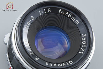 【中古】OLYMPUS オリンパス F.ZUIKO AUTO-S 38mm f/1.8