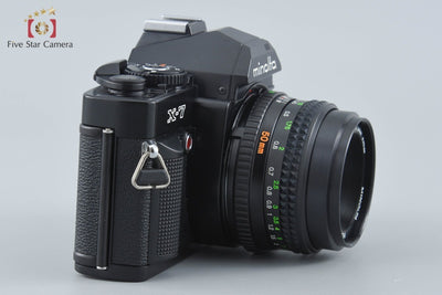 【中古】MINOLTA ミノルタ X-7 ブラック + MD ROKKOR 50mm f/1.7