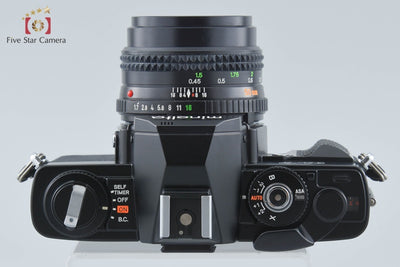 【中古】MINOLTA ミノルタ X-7 ブラック + MD ROKKOR 50mm f/1.7