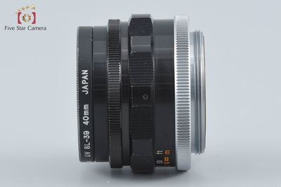 【中古】Canon キヤノン 35mm f/2 L39 ライカスクリューマウント