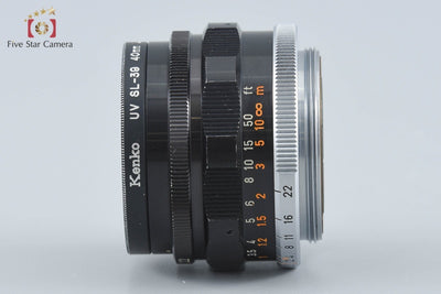 【中古】Canon キヤノン 35mm f/2 L39 ライカスクリューマウント