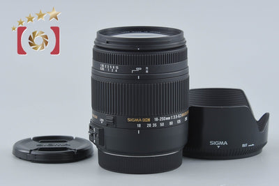 【中古】SIGMA シグマ 18-250mm f/3.5-6.3 DC MACRO OS HSM キヤノン用