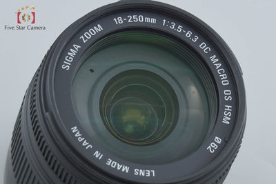 【中古】SIGMA シグマ 18-250mm f/3.5-6.3 DC MACRO OS HSM キヤノン用