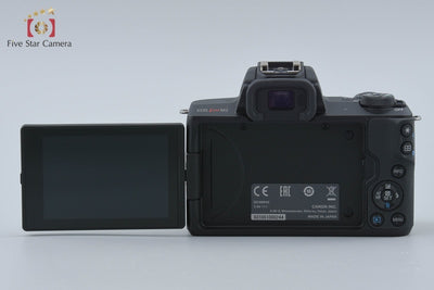 【中古】Canon キヤノン EOS Kiss M2 ダブルズームレンズキット ブラック