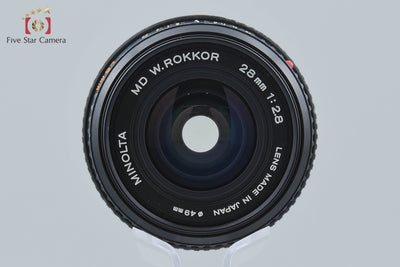 【中古】MINOLTA ミノルタ MD W.ROKKOR 28mm f/2.8