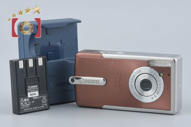 【中古】Canon キヤノン IXY Digital L シルキーブロンズ コンパクトデジタルカメラ