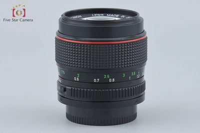 【中古】Canon キヤノン New FD 50mm f/1.2 L