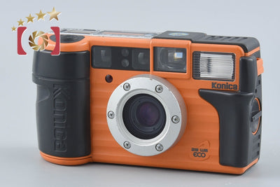 【中古】Konica コニカ 現場監督 28WB ECO オレンジ コンパクトフィルムカメラ