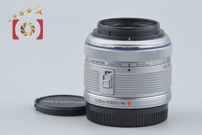 【中古】OLYMPUS オリンパス M.ZUIKO DIGITAL 14-42mm f/3.5-5.6 II R シルバー