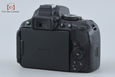 【中古】Nikon ニコン D5300 18-55 VR II レンズキット ブラック シャッター回数僅少