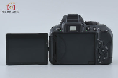 【中古】Nikon ニコン D5300 18-55 VR II レンズキット ブラック シャッター回数僅少