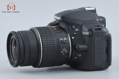 【中古】Nikon ニコン D5300 18-55 VR II レンズキット ブラック シャッター回数僅少