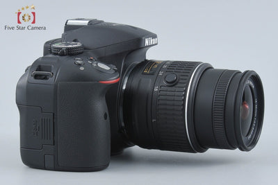 【中古】Nikon ニコン D5300 18-55 VR II レンズキット ブラック シャッター回数僅少