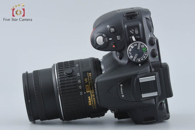 【中古】Nikon ニコン D5300 18-55 VR II レンズキット ブラック シャッター回数僅少