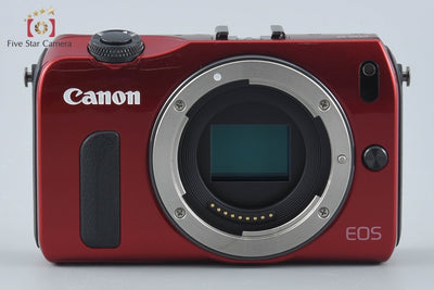 【中古】Canon キヤノン EOS M レッド ミラーレス一眼カメラ