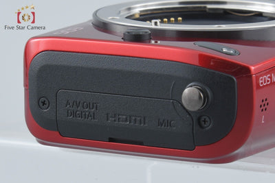 【中古】Canon キヤノン EOS M レッド ミラーレス一眼カメラ