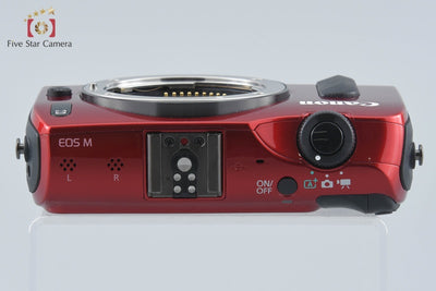 【中古】Canon キヤノン EOS M レッド ミラーレス一眼カメラ
