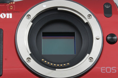 【中古】Canon キヤノン EOS M レッド ミラーレス一眼カメラ
