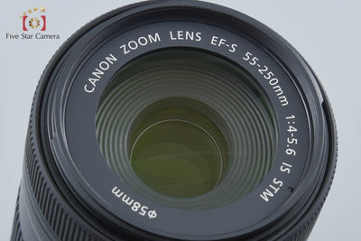 【中古】Canon キヤノン EF-S 55-250mm f/4-5.6 IS STM