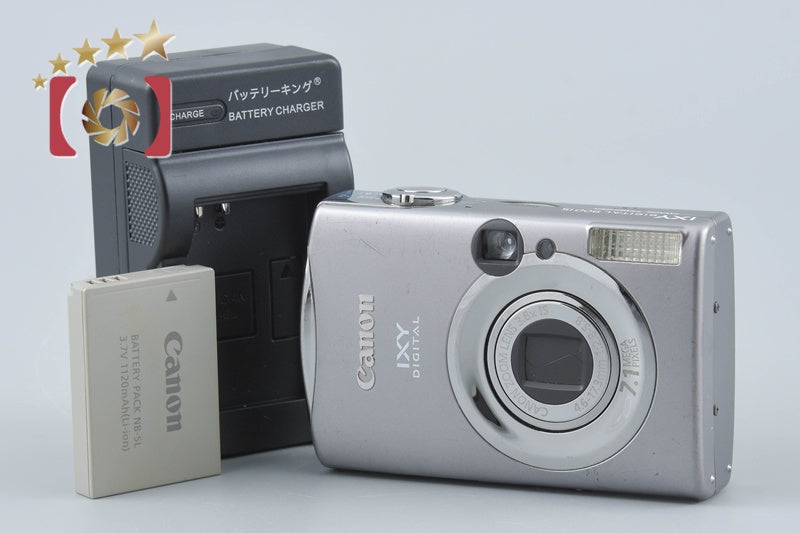 【中古】Canon キヤノン IXY Digital 900 IS シルバー コンパクトデジタルカメラ