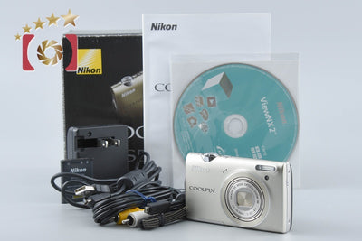 【中古】Nikon ニコン COOLPIX S5100 ウォームシルバー コンパクトデジタルカメラ 元箱付き