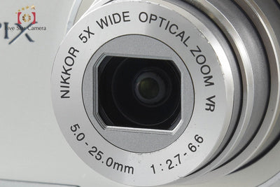 【中古】Nikon ニコン COOLPIX S5100 ウォームシルバー コンパクトデジタルカメラ 元箱付き
