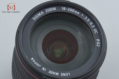 【中古】SIGMA シグマ 18-200mm f/3.5-6.3 DC ソニー/ミノルタAマウント用