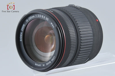 【中古】SIGMA シグマ 18-200mm f/3.5-6.3 DC ソニー/ミノルタAマウント用
