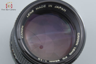 【中古】Canon キヤノン New FD 85mm f/1.8