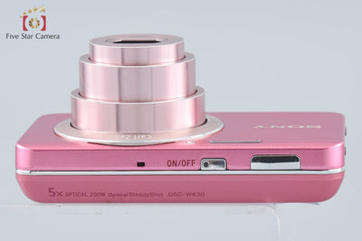 【中古】SONY ソニー Cyber-Shot DSC-W630 ピンク デジタルスチルカメラ