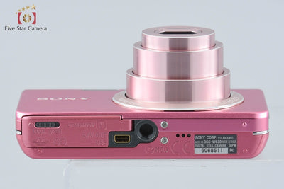 【中古】SONY ソニー Cyber-Shot DSC-W630 ピンク デジタルスチルカメラ