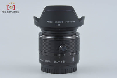 【中古】Nikon ニコン 1 NIKKOR 6.7-13mm f/3.5-5.6 VR ブラック 元箱付き