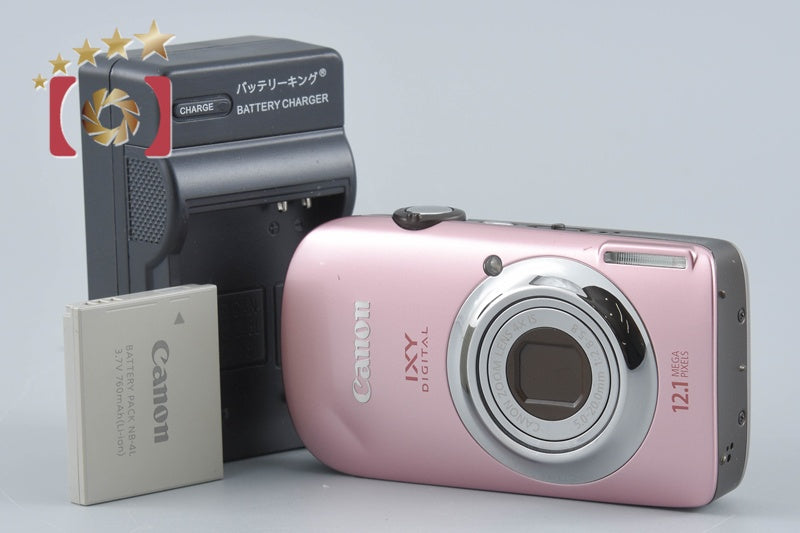 【中古】Canon キヤノン IXY Digital 510 IS ピンク コンパクトデジタルカメラ