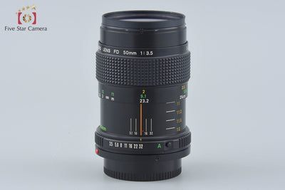 【中古】Canon キヤノン New FD 50mm f/3.5 MACRO