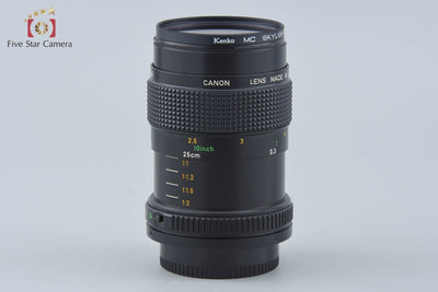 【中古】Canon キヤノン New FD 50mm f/3.5 MACRO